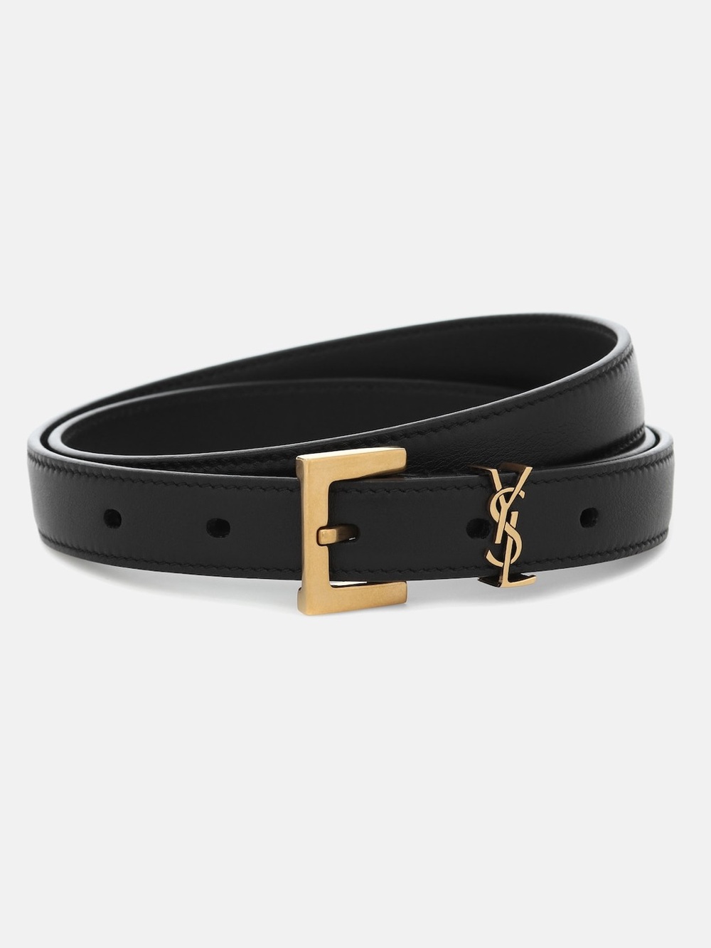 YSL CASSANDRE LEATHER BELT